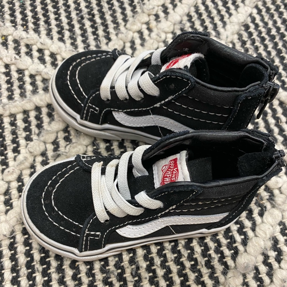 Vans high tops toddler shoes